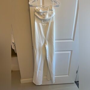 Fashion Nova white jumpsuit